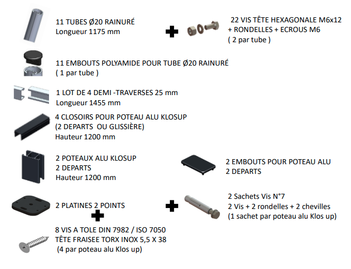 K- Exemple Kit Tifa En Tube droit entre poteau Klos up sur platine 2 pts - 1500 x 1000 mm Capture d cran 2024-06-10 091708.png
