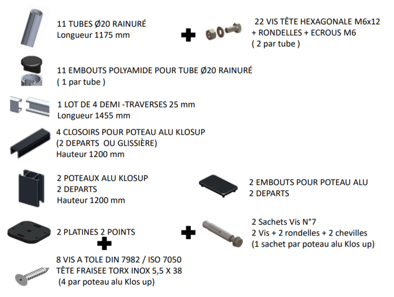 Fichier:L- Exemple Kit Tifa En Bambou 1 face entre poteau Klos up sur platine 2 pts - 1500 x 1000 mm Capture d cran 2024-06-12 084422.png